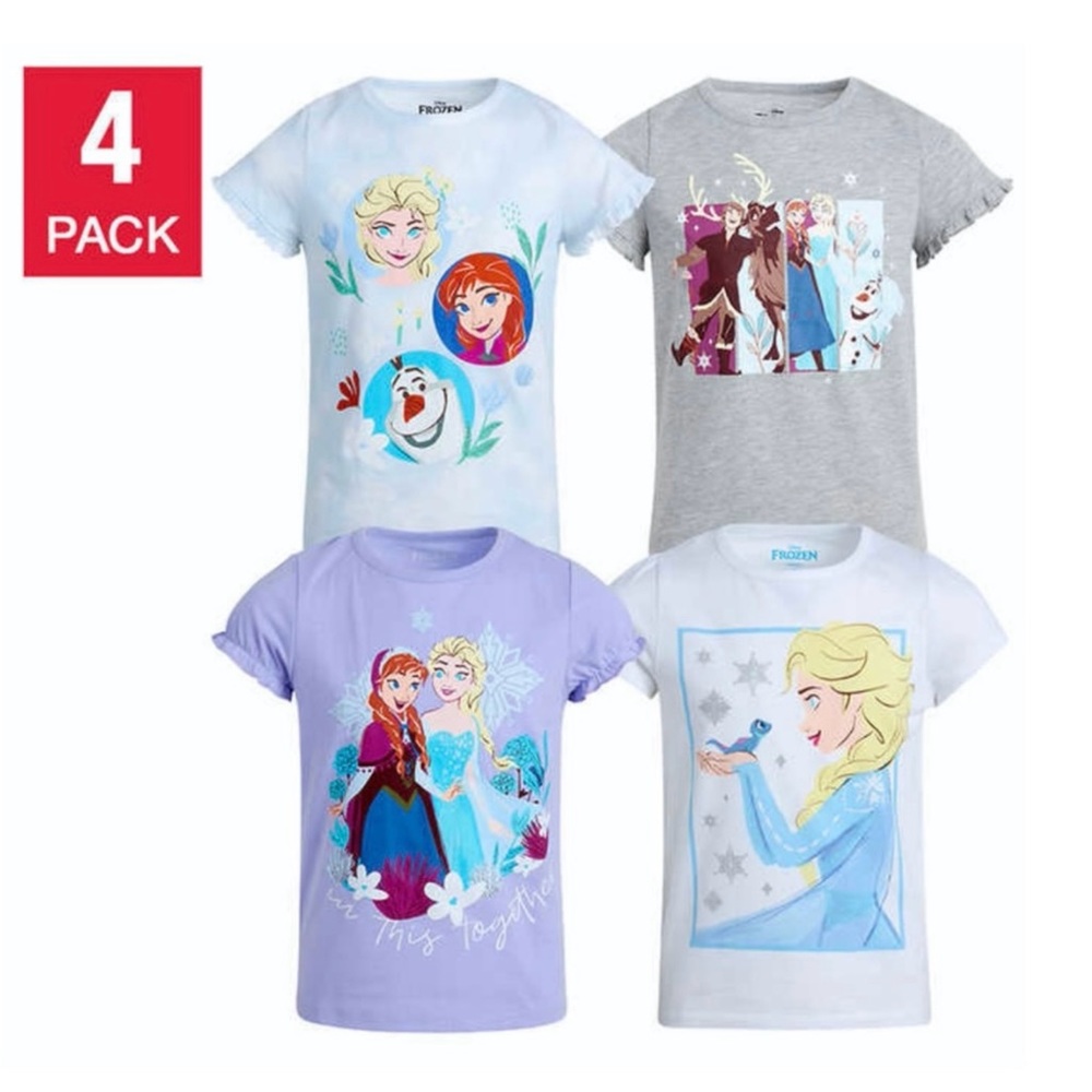 Frozen  Character Kids' 4-pack Tee